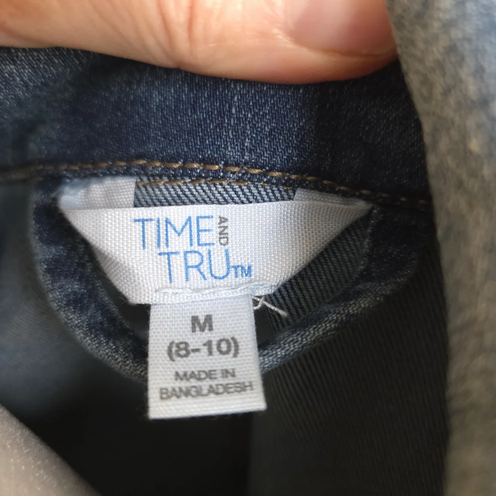 Time and Tru Dark Blue Denim Jacket - Picture 3 of 4